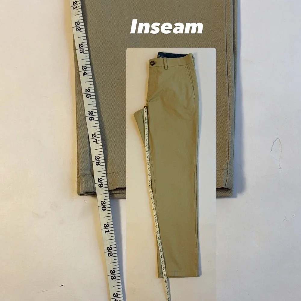 Old Navy Ultimate Slim Built-In Flex Khaki Chino Pants Mens 29x30 Tan Stretch